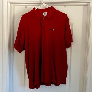 Mens Lacoste polo, sz 7